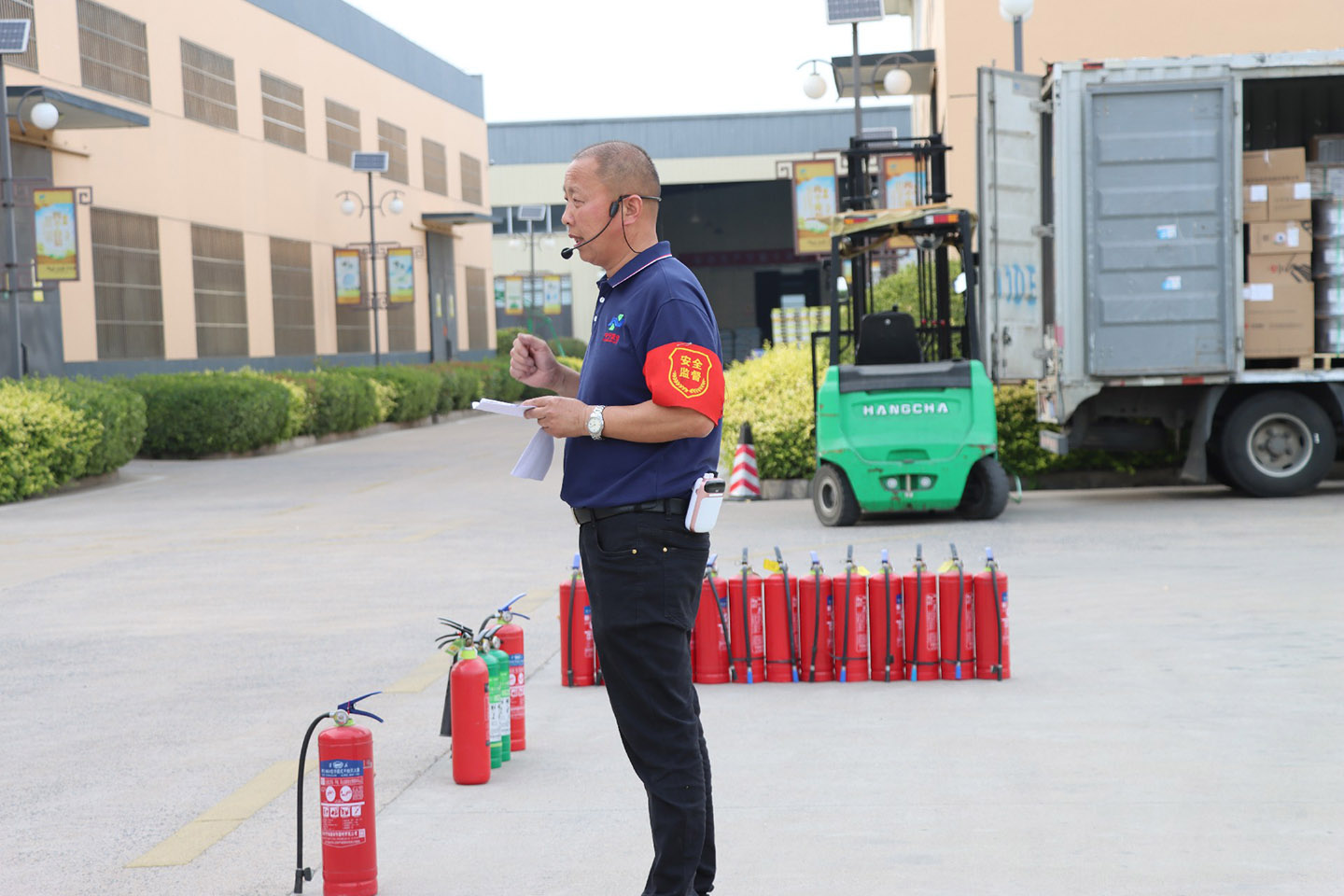 June 7th, 2023 Production Safety Month, training fire drill